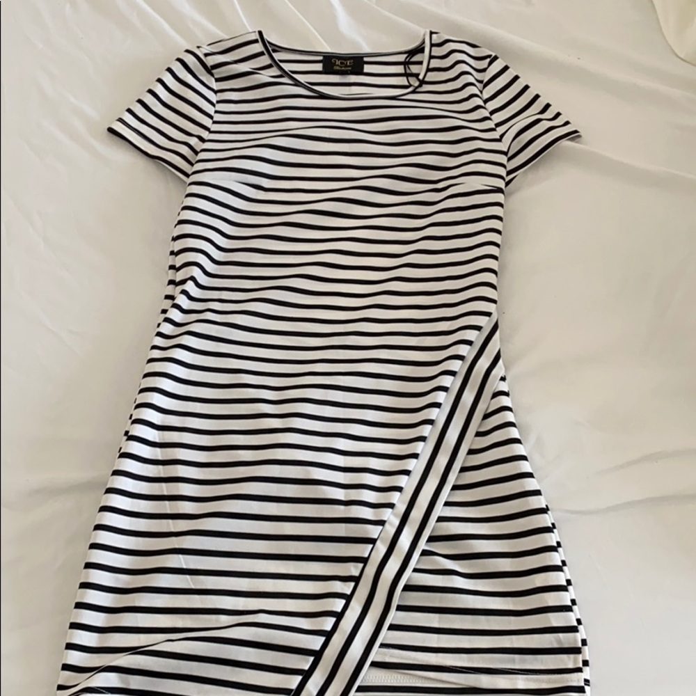 Striped Formal Dress